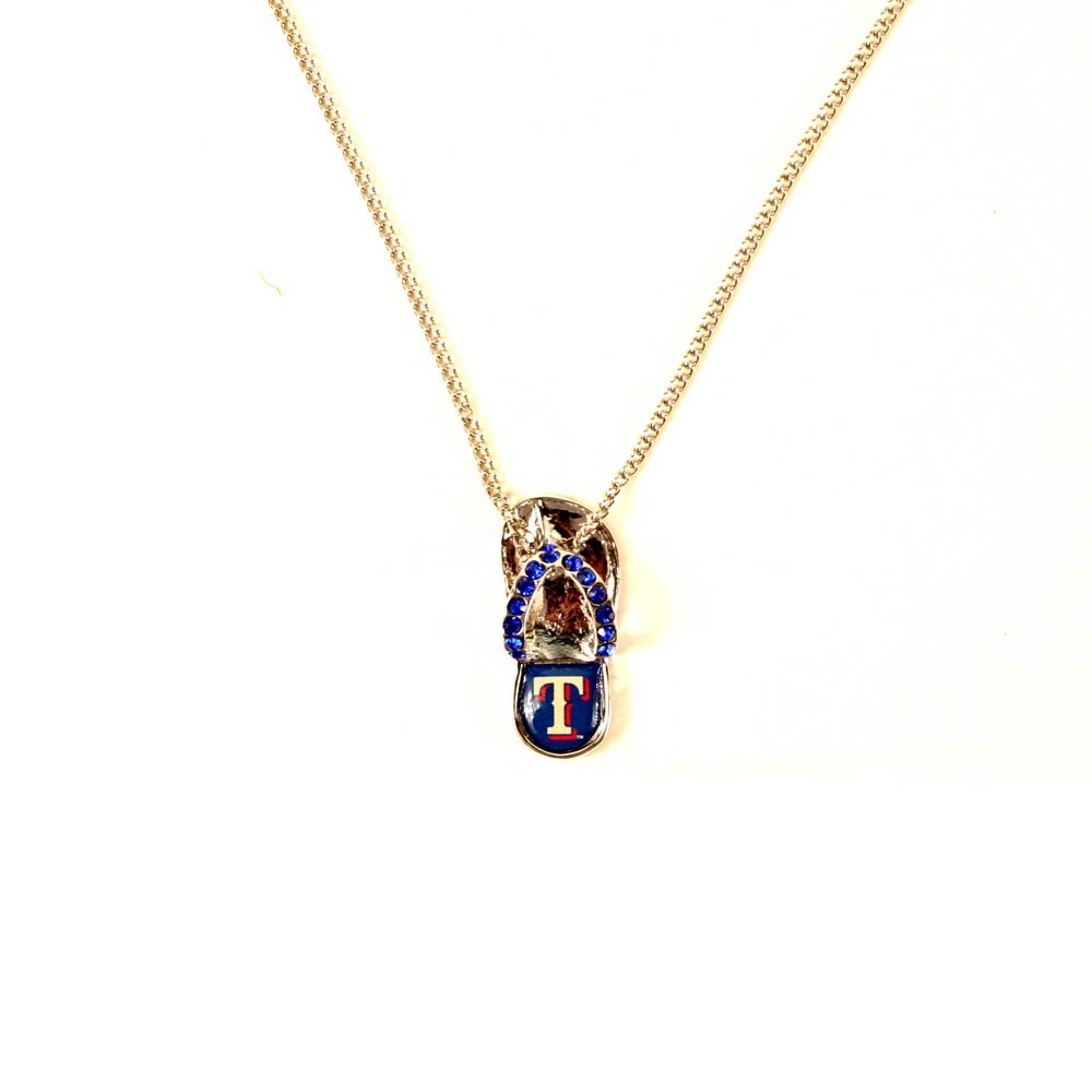 Texas Rangers Necklaces - Flip Flop Style - 12 For $24.00 - Wholesale Texas Rangers Products - Rangers Merchandise