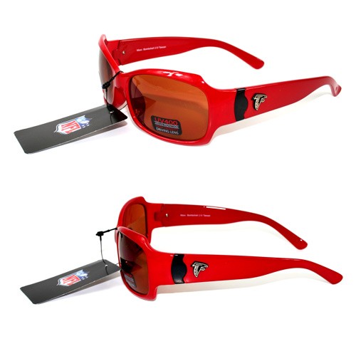 Atlanta Falcons Sunglasses - The Bombshell Style - Polarized - Red - 12 Pair For $60.00 - Wholesale Atlanta Falcons Products - Wholesale Football Gear