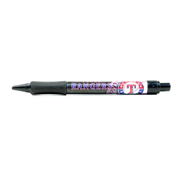 Texas Rangers Pens - Bulk Packed Soft Grip Pens - 24 For $24.00 - Wholesale Texas Rangers Products - Rangers Merchandise