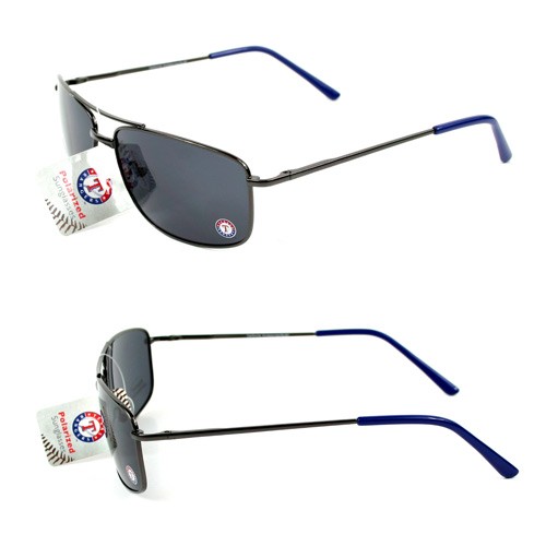Texas Rangers Sunglasses - Gun Metal Style - 12 Pair For $48.00 - Wholesale Texas Rangers Products - Rangers Merchandise