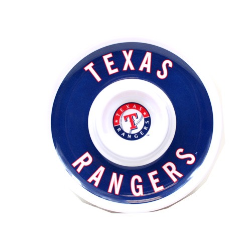 Texas Rangers Tray - Chip And Dip Serving Tray Style - 2 For $8.00 - Wholesale Texas Rangers Products - Rangers Merchandise