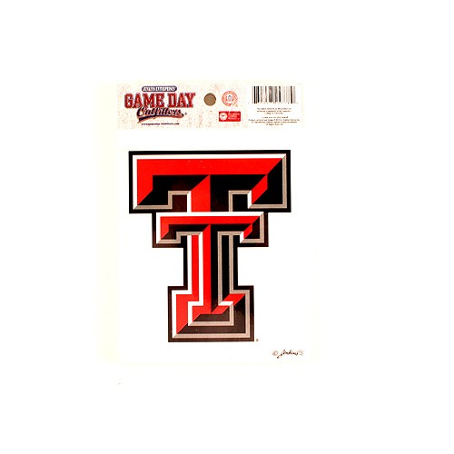 Texas Tech Decals - GAMEDAY STYLE - 12 For $18.00 - Texas Tech