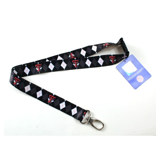 Texas Tech Lanyards - Argyle Style Lanyards - 12 For $24.00 - Texas Tech