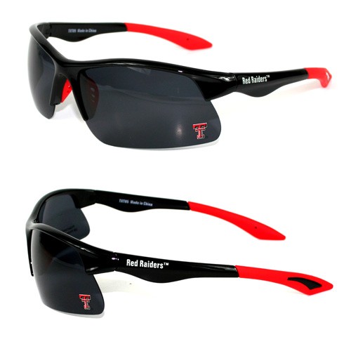 Texas Tech Sunglasses - CALI05 Blade Style - Polarized - 2 Pair For $10.00 - Texas Tech