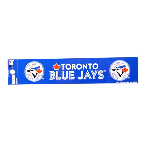 Toronto Blue Jays Bumper Stickers - 2"x10" R Style - 12 For $12.00 - Wholesale Toronto Blue Jays Products - Blue Jays Merchandise