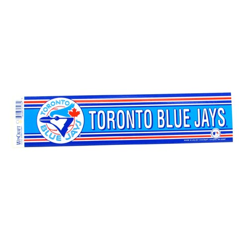 Toronto Blue Jays Bumper Stickers - 3"x12" Win Style - 12 For $18.00 - Wholesale Toronto Blue Jays Products - Blue Jays Merchandise
