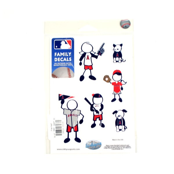 Total Blowout - Los Angeles Angels Decals - Family Decal Set - 12 Sets For $15.00 - Wholesale Los Angeles Angels Products - Angels Merchandise 2