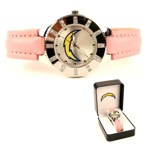Total Blowout - Los Angeles Chargers Watches - Pink Ladies (Need Battery) - 12 For $36.00 - Wholesale Los Angeles Chargers Products - Chargers Merchandise