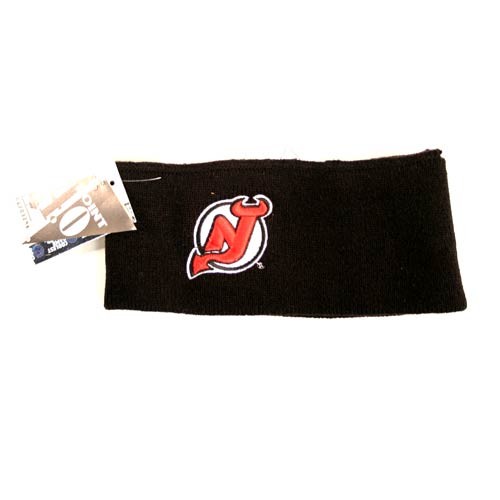 Total Blowout - New Jersey Devils - Black Winter Knit Headbands - 12 For $30.00 - New Jersey Devils