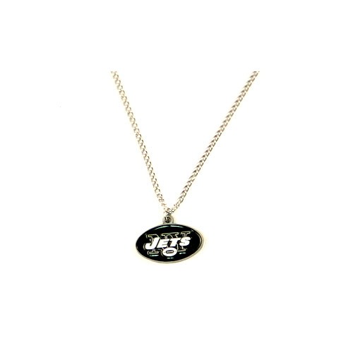 Total Blowout - Sisk Style - Wholesale Necklaces - New York Jets Necklaces - Metal Chain Style - 12 For $24.00 - Wholesale New York Jets Products - Jets Merchandise