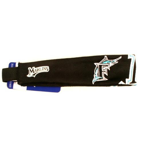 Total Closeout - Florida Marlins - Jersey Style Headbands - 12 Headbands For $12.00 - Wholesale Miami Marlins Products - Marlins Merchandise