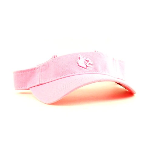 Total Closeout - Louisville Cardinals Visor - Pink Classic - 12 Visors For $24.00 - Louisville Cardinals