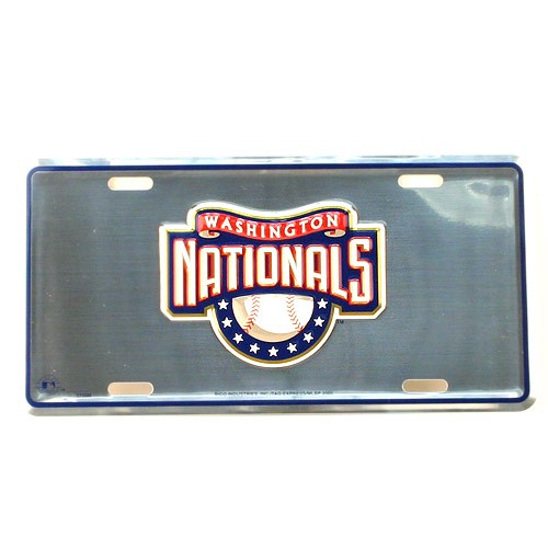 Total Closeout - Wholesale License Plates - Washington Nationals Mirror Style License Plates - 24 Plates For $24.00 - Wholesale Washington Nationals Products - Nationals Products