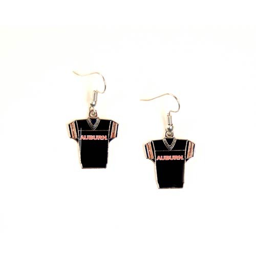 Auburn Tigers Earrings - Gamer JERSEY Style Dangle Earrings - $3.00 Per Pair - Auburn