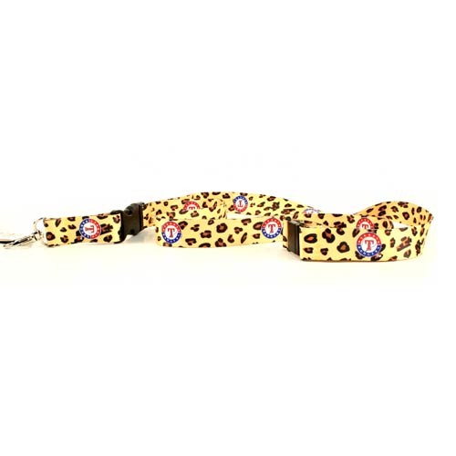 Total Overstock - Texas Rangers - The LEOPARD Series Lanyards - 12 For $18.00 - Wholesale Texas Rangers Products - Rangers Merchandise