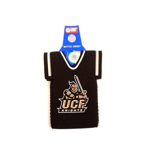 UCF Golden Knights Merchandise - Black Jersey Style Neoprene Bottle Huggies - 12 For $24.00 - UCF