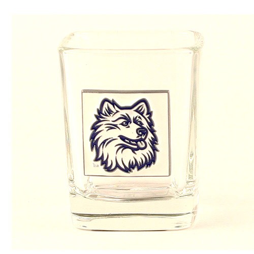 UCONN Huskies Merchandise - Plate Style Square Shooter - 12 For $24.00 - UCONN Huskies