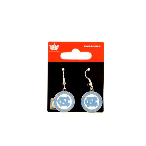 UNC Tarheels Earrings - The Circle - 12 Pair For $33.00 - North Carolina