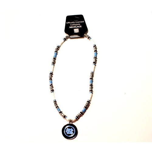 UNC Tarheels Necklaces - 18" Natural Stone - 12 Necklaces For $78.00 - North Carolina