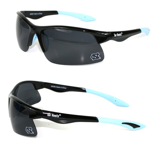 UNC Tarheels Sunglasses - CALI05 Blade Style - Polarized - 12 Pair For $48.00 - North Carolina