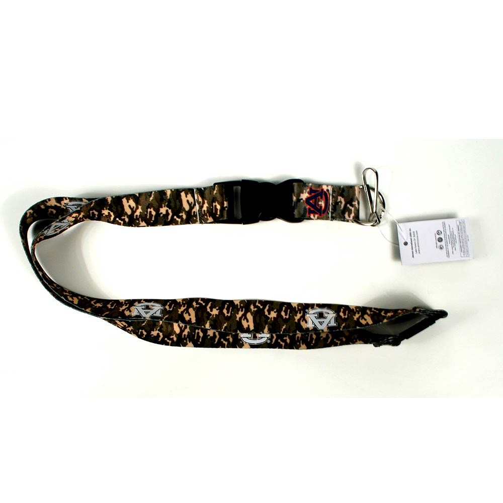 Auburn Tigers Lanyards - Army Camo Style - 2Sided Premium12 For $30.00 - Auburn