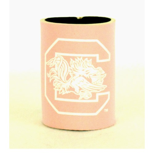 University Of South Carolina Can Huggies - Pink Neoprene Style Huggies - 12 For $12.00 - South Carolina Gamecocks