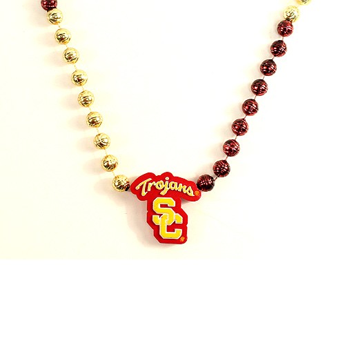 USC Trojans Beads - InlineBK Style Beads - 12 For $30.00 - USC Trojans