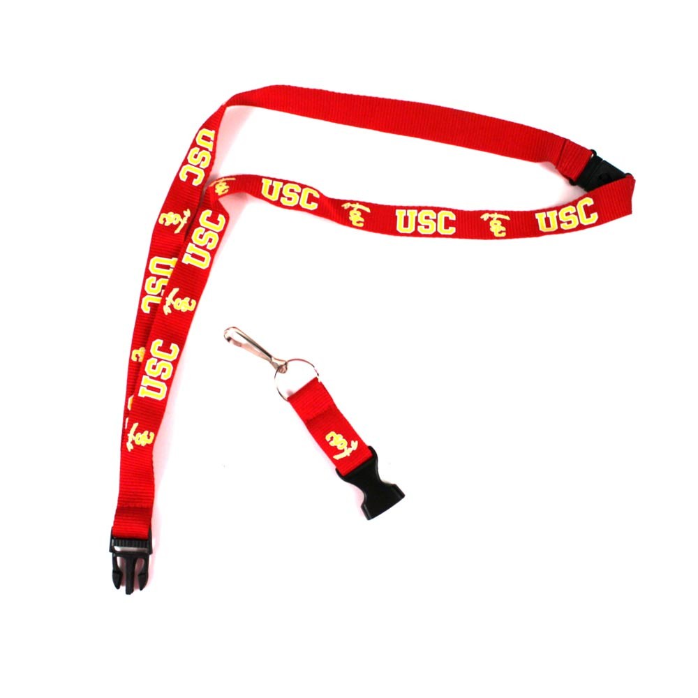 USC Trojans Lanyards - (Pattern May Be Different Than Pictured) - With Neck Release - 12 For $24.00 - USC Trojans