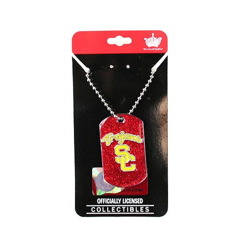 USC Trojans Necklaces - Glitter Series Pendants - 12 For $30.00 - USC Trojans