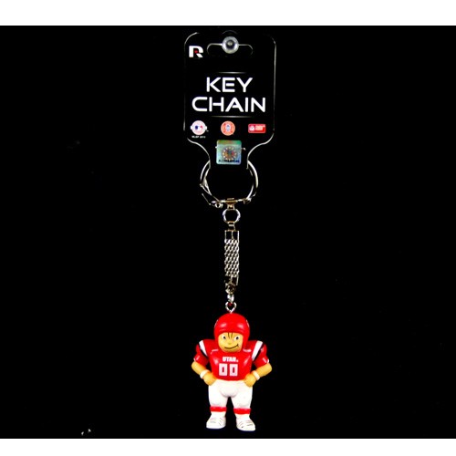 Utah Utes Keychains - Football Man Style - Lil Bratz - 12 For $18.00 - Utah Utes