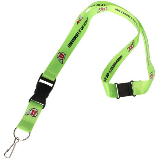 Utah Utes Lanyards - Premium 2-Sided FULL Neon Lanyards - 12 For $30.00 - Utah Utes