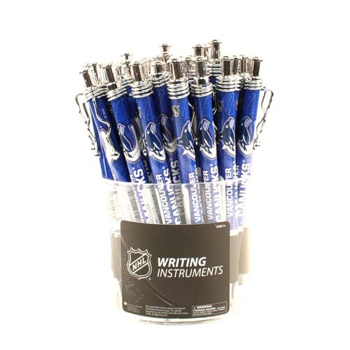 Vancouver Canucks Pens - 48Count Pen Display - $36.00 Per Display - Vancouver Canucks