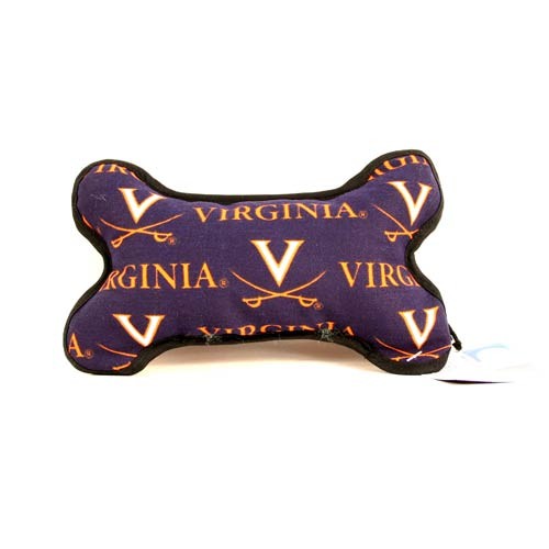 Virginia Cavaliers Dog Toys - The Squeaker BONE - 12 For $54.00 - Virginia Cavaliers