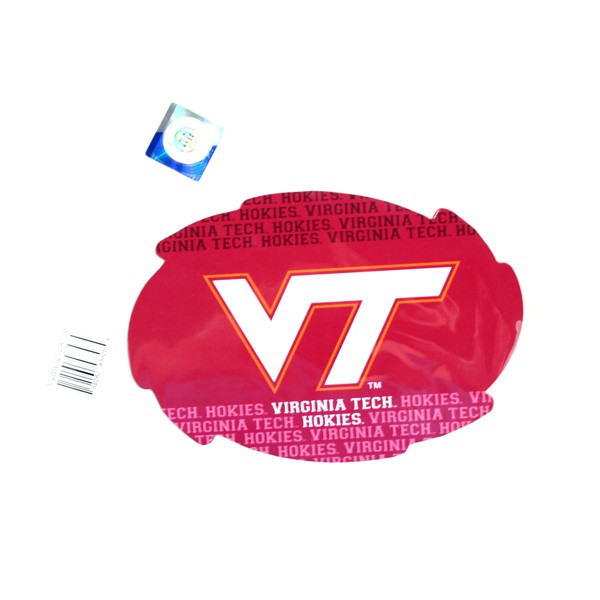 Virginia Tech Magnets - 5" Swirl Wordmark Style - 12 For $18.00 - Virginia Tech