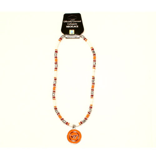 Virginia Tech Necklaces - 18" Natural Stone - $7.50 Each - Virginia Tech