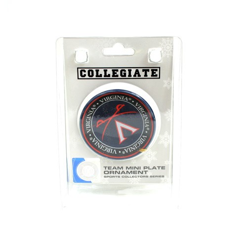 Virginia University Ornaments - Mini Plate Style Ornaments - 12 For $30.00 - Virginia Cavaliers
