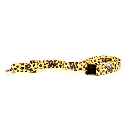 Washington Huskies - The LEOPARD Style Lanyards - 12 For $30.00 - Washington Huskies