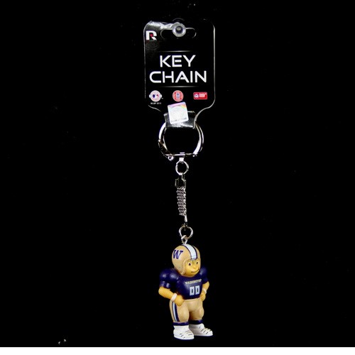 Washington Huskies Keychains - Football Dude - Lil Bratz - 12 For $18.00 - Washington Huskies
