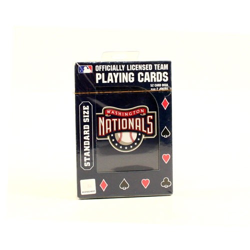Washington Nationals - Playing Cards - 12 Packs For $18.00 - Wholesale Washington Nationals Products - Nationals Products