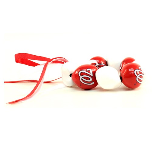 Washington Nationals Bracelets - KuKui Nut Bracelets - 12 For $36.00 - Wholesale Washington Nationals Products - Nationals Products