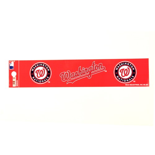 Washington Nationals Bumper Stickers - 2"x10" R Style - 12 For $12.00 - Wholesale Washington Nationals Products - Nationals Products