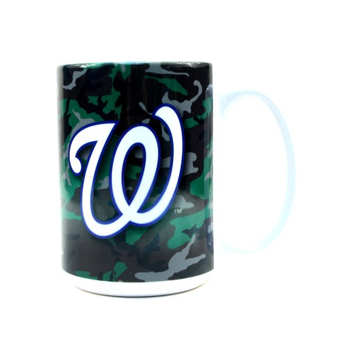 Washington Nationals Coffee Mugs - 15OZ Camo Style - Blowout - 12 For $30.00 - Wholesale Washington Nationals Products - Nationals Products
