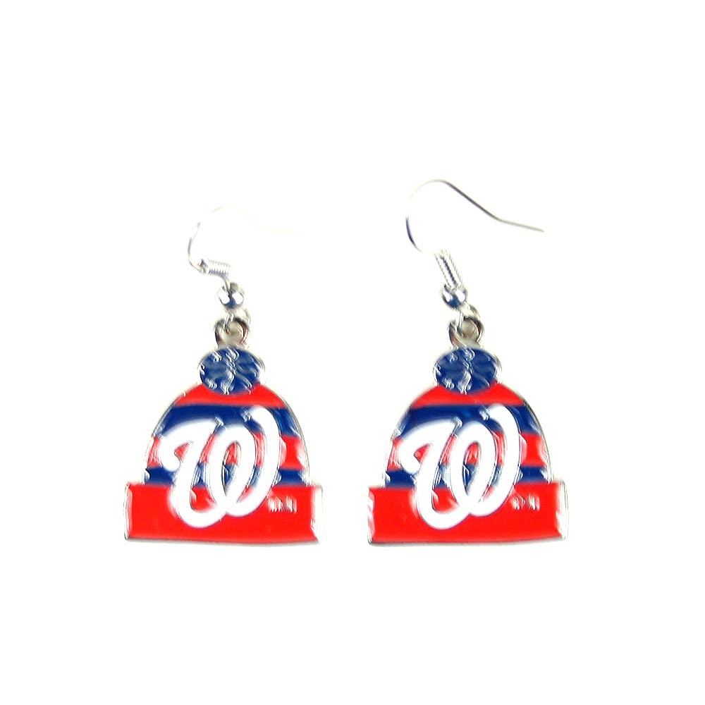 Washington Nationals Earrings - The KNITSTER - 12 For $33.00 - Wholesale Washington Nationals Products - Nationals Products