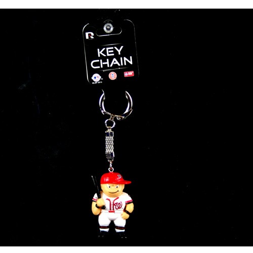 Washington Nationals Keychains - Lil Bratz Batter Style - 12 For $18.00 - Wholesale Washington Nationals Products - Nationals Products