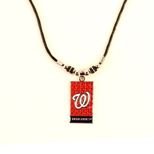 Washington Nationals Necklaces - Diamond Plate Style - 12 For $39.00 - Wholesale Washington Nationals Products - Nationals Products