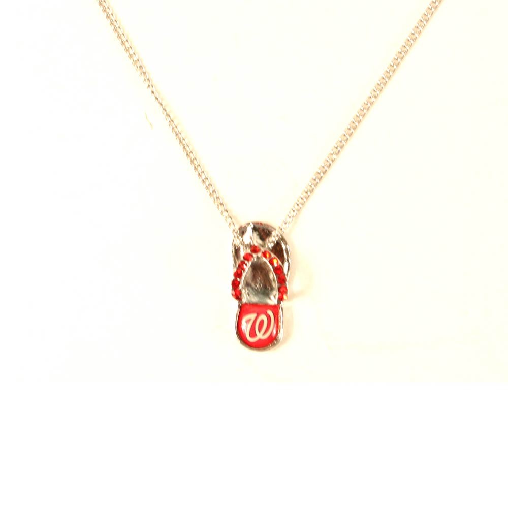 Washington Nationals Necklaces - Flip Flop Style - 12 For $24.00 - Wholesale Washington Nationals Products - Nationals Products