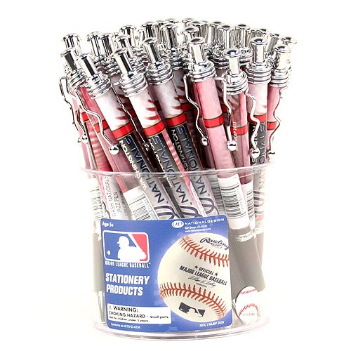 Washington Nationals Pens - 48Count Pen Display - $36.00 Per Display - Wholesale Washington Nationals Products - Nationals Products