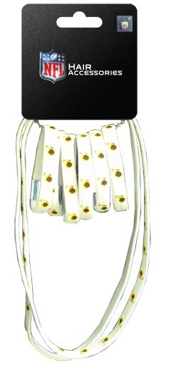 Washington Redskins Merchandise - 8PC Pony/Headband Set - 12 Sets For $30.00 - Wholesale Washington Redskins Products - Redskins Merchandise