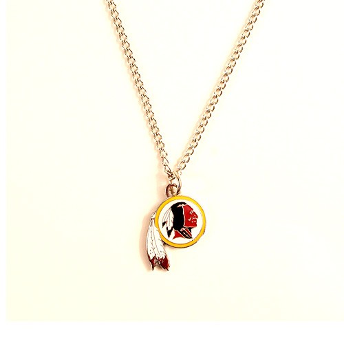 Washington Redskins Necklace - AMCO Metal Chain and Pendant - $3.00 - Wholesale Washington Redskins Products - Redskins Merchandise