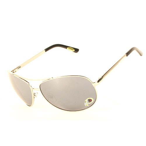 Washington Redskins Sunglasses - SISK Spring Hinge Aviators - 12 Pair For $66.00 - Wholesale Washington Redskins Products - Redskins Merchandise